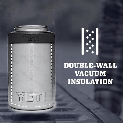 YETI Rambler 12 oz. Colster Can Insulator for Standard Size Cans, Rescue Red (NO CAN Insert)