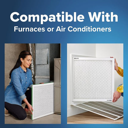 Filtrete Electrostatic Air Filter, 24x36x1,MPR 700,MERV 8,Clean Living Dust, Pollen and Pet Dander Reduction,Pleated HVAC AC Furnace Air Filters, 4 Filters