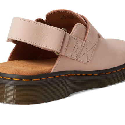 Dr. Martens Men's Jorge II Suede Slingback Mules, Powder Pink, 15 Women/14 Men