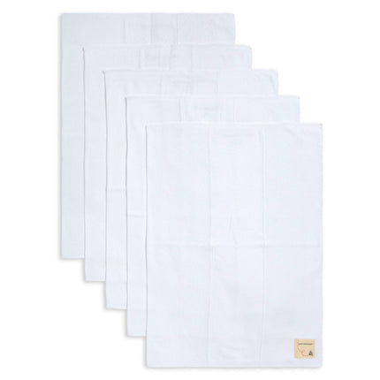 Burt's Bees Baby - Burp Cloths, 5-Pack Extra Absor