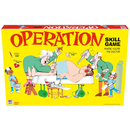 Operation Electronic Board Game With Cards Kids Skill Game Ages 6 and Up (Amazon Exclusive)