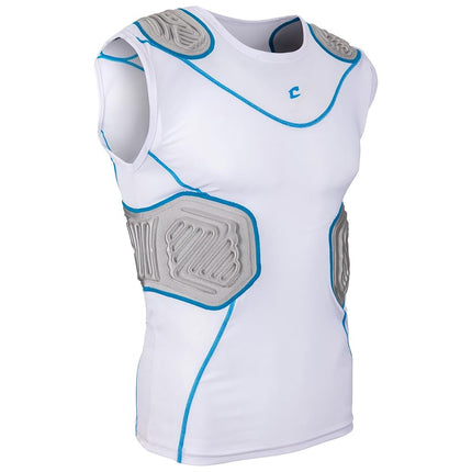 Camiseta de compresión de fútbol Champro Bull Rush para hombre con sistema de amortiguación integrado
