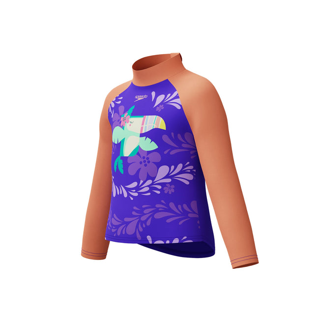 Speedo Girls' Swimsuit Infant to Big Kid UPF 50+ L