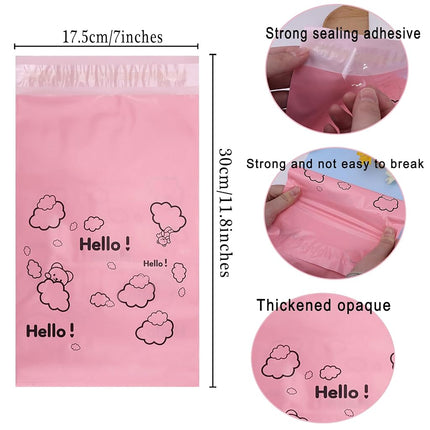 Xuezoioy Sanitary Disposal Bags Pack Of 200,Cute Pink Pad 7X12Inches Opaque Feminine Hygiene Trash For Tampons,Sanitary Liners