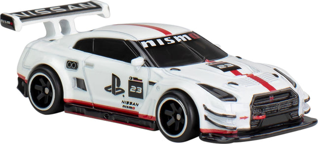 Hot Wheels Nissan GT-R NISMO GT3 - Fundición a presión escala 1:64 - Longitud 7 cm - HVJ34 - Serie Pop Culture