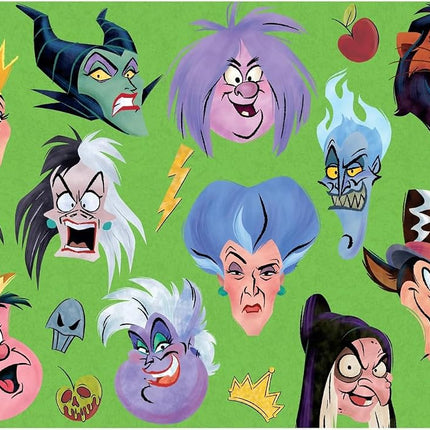 Ceaco - Disney - Villains Collage Faces - 1000 Piece Jigsaw Puzzle for Adults - Challenging Puzzle Perfect for Game Nights - Finished Size is 26.75 x 19.75