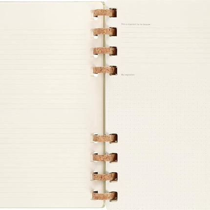 Moleskine Akademischer Monatsplaner 2023 -2024, 12-Monats-Wochen-und Monatsplanner, Universitätskalender mit Festem Einband, Größe: XL 20 x 25 cm, Crush Kiwi