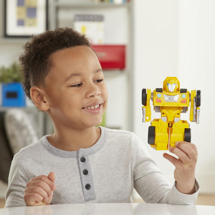 Transformers Rescue Bots Academy Bumblebee Robot de juguete convertible, figura de acción coleccionable de 15 cm de Playskool Heroes para niños a partir de 3 años (Exclusivo de Amazon)