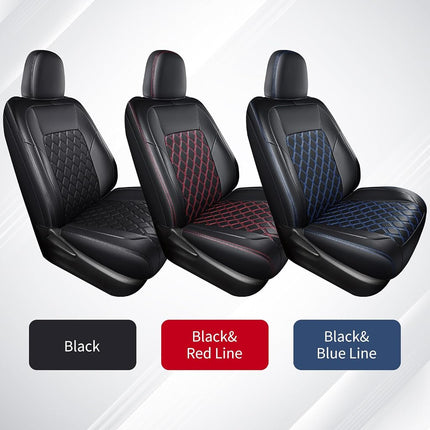 Huidasource Car Seat Covers Fit for Toyota RAV4, Full Coverage Waterproof Leather Seat Cushion Covers Full Set Fit for 2013-2018 Toyota Rav4 XLE LE XLE Premium Limited (Not for Hybrid, Black)