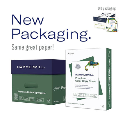 HAMMERMILL Premium Color Copy Cover Cardstock, Blanc, 19x13, 80lb, 100 Bright, 3 paquets / 700 feuilles