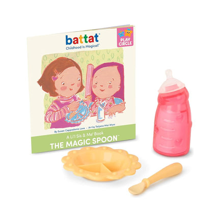 Battat Baby Doll, Feeding Time Soft Body 12-Inch with Accessories, Playset