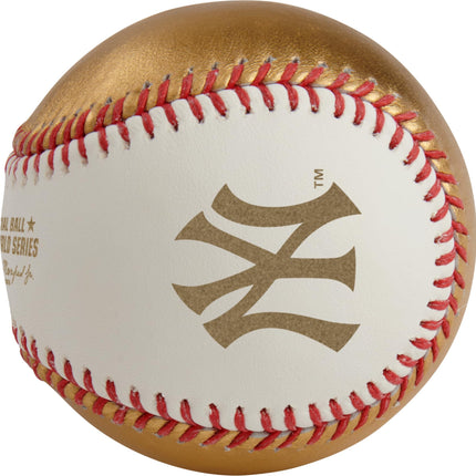 Rawlings | Official 2024 World Series Dueling Yankees vs. Dodgers | WS Dueling Ball | White/Gold Leather Dueling
