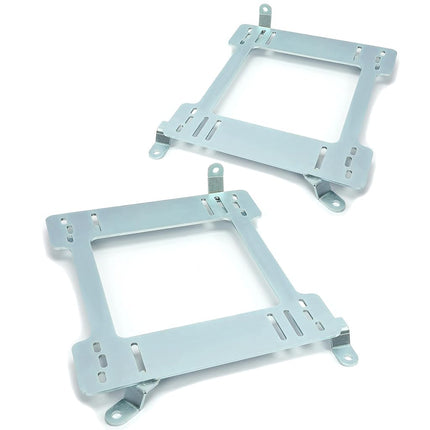 ALMULOO Seat Mount Bracket Compatible with 1992-1999 BMW 3 Series E36 Coupe Replacement Driver and Passager Side Steel Zinc-Plated Silvery