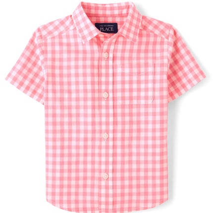 The Children's Place Baby Boys' and Toddler Poplin