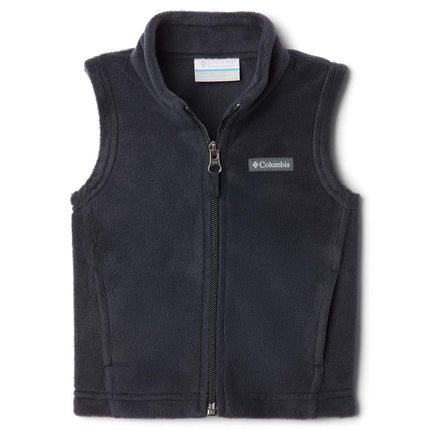Columbia Boys' Steens Mountain Fleece Vest, Black, X-Small