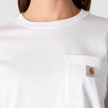 Carhartt Men's K87 Workwear Pocket Short Sleeve T-Shirt Work Utility, White, 3XL Plus