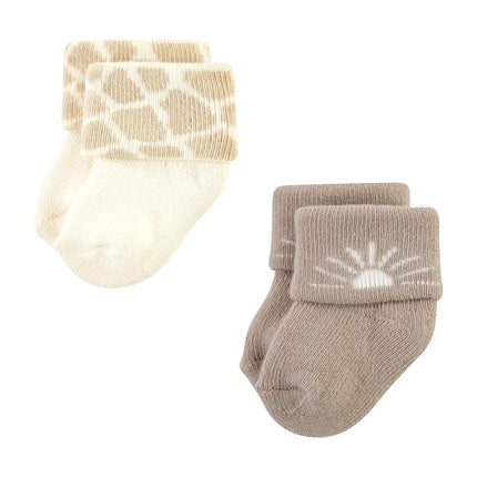 Hudson Baby Calcetines de Felpa y Algodón para Bebé Unisex, Jirafa Moderna, 6-12 Meses, Jirafa Moderna, 6-12 Meses
