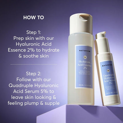 Naturium Quadruple Hyaluronic Acid Serum 5% with Pure Hyaluronic Acid At Four Molecular Weight Levels
