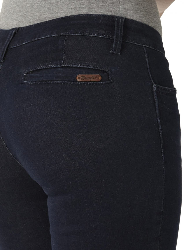 Wrangler Jean large rétro pour femme, taille mi-haute, coupe large, délavé foncé, 9/34