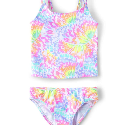 Maillot de bain tankini 2 pièces The Children's Place pour fille, ailes de papillon dégradées, taille XL
