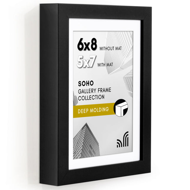 Americanflat 6x8 Picture Frame with Shatter-Resist