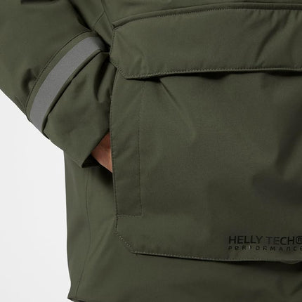Helly Hansen Men's Reine Parka, Green, M