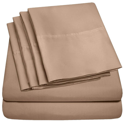 King Size Bed Sheets - 6 Piece 1500 Supreme Collec
