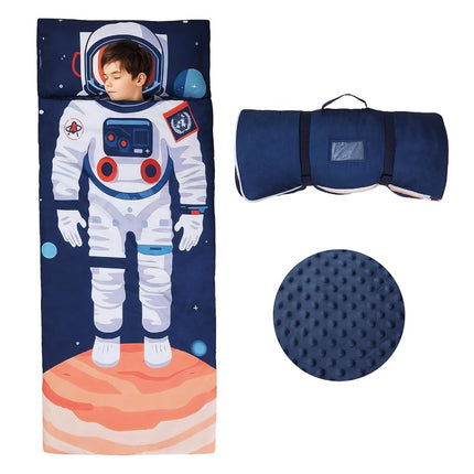 Kids Sleeping Bag-Pillow Mat Blanket Nap Mat All-I