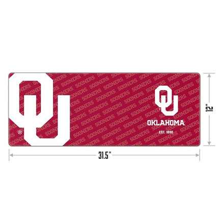 YouTheFan NCAA Oklahoma Sooners Logo Series Desk Pad Desk Topper SMU