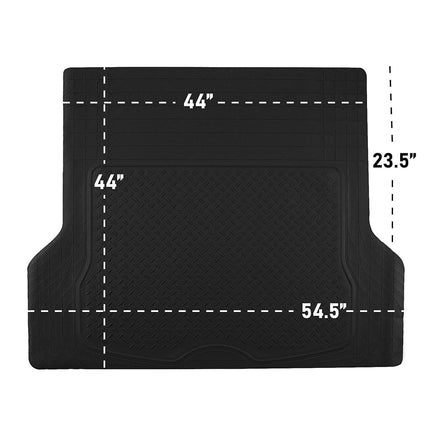 FH Group F16400GRAY Gray All Season Protection Cargo Mat/Trunk Liner (Trimmable) Size 55.5" x 42.5" Large