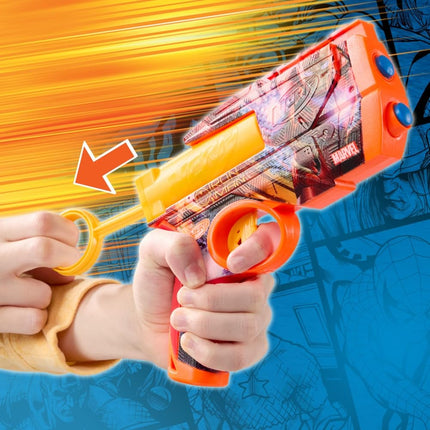 Nerf Marvel Iron Man Dart Blaster | 4 Nerf N1 Foam Darts | Iron Man-Inspired Blaster Skin Designs | Kids Gifts |Outdoor Toys & Games for Ages 8+ (Amazon Exclusive)