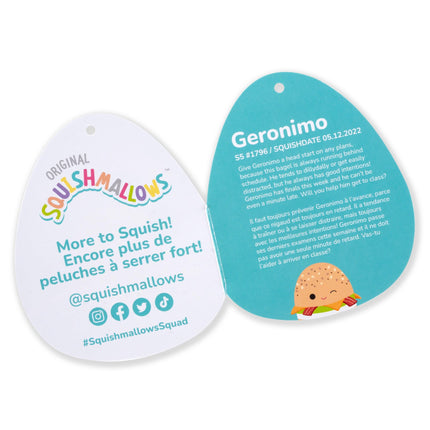 Squishmallows Original Geronimo Bagel de Desayuno de 5 Pulgadas - Peluche Oficial de Jazwares