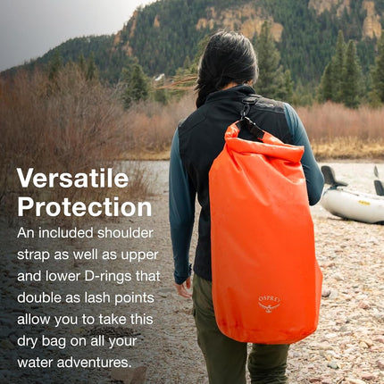 Osprey Wildwater Dry Bag, IPX5 Waterproof, 50L, Tunnel Vision Grey