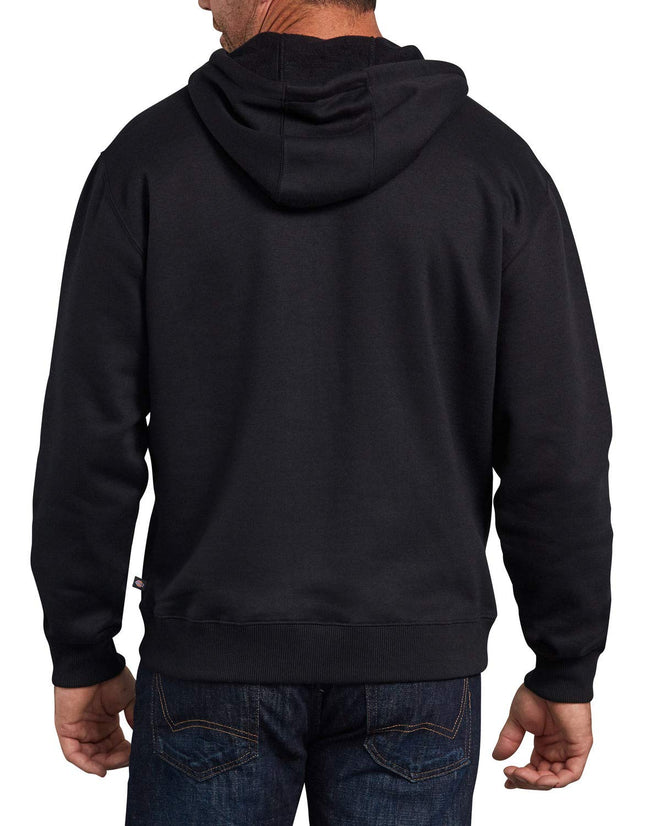 Dickies Men's Relaxed Fit Graphic Fleece Pullover Hoodie, Black, Medium