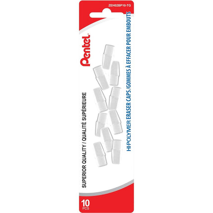 Pentel Hi-Polymer Cap Erasers, Multi-Colour,1.5 x 9.15 x 12.07 cm
