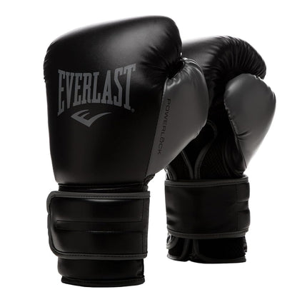 Everlast Powerlock 2R 12oz Boxing Gloves (Black), 