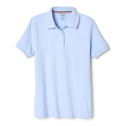 French Toast girlsShort Sleeve Picot Collar Polo S
