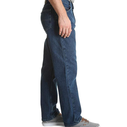 Wrangler - Mens Jeans - Relaxed Fit - Authentics - Dark Stonewash