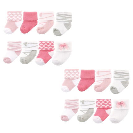 Luvable Friends Baby Girls Multi-Pack Unisex Newbo