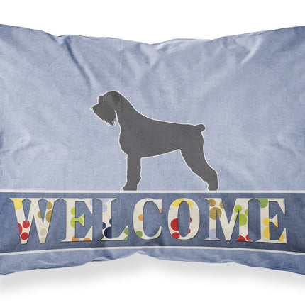 Caroline's Treasures Giant Schnauzer Welcome Pillo