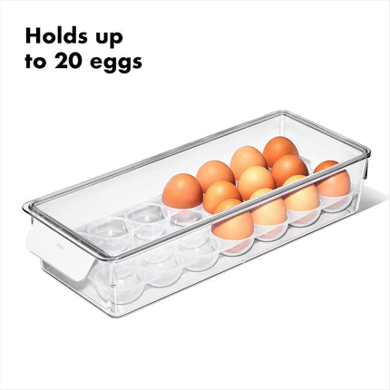OXO Refrigerator Egg Bin with Removable Tray