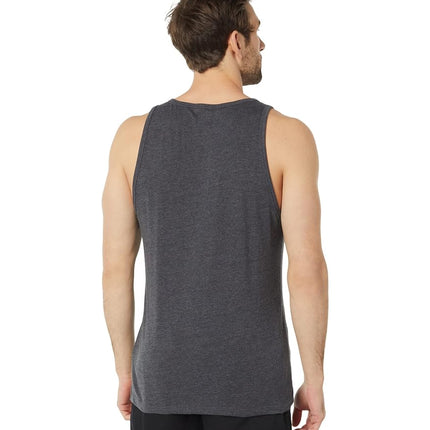 Volcom Men's Solid Tank T-Shirt, Dark Black Heather-New, S