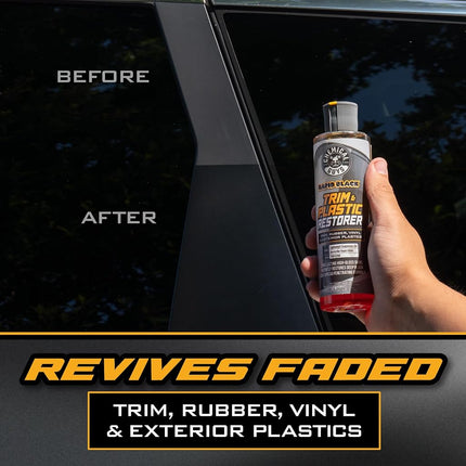 Chemical Guys, Black Trim Restorer Gel Kit for Exterior Plastic & Rubber