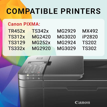 Canon Genuine Ink Cartridge PG-245XL Black, High-Yield (1 Count), Canon Printer Ink for PIXMA TR4520 / TS3120 / TS3220 Series Printers – Original Canon Ink for Crisp, Sharp Text