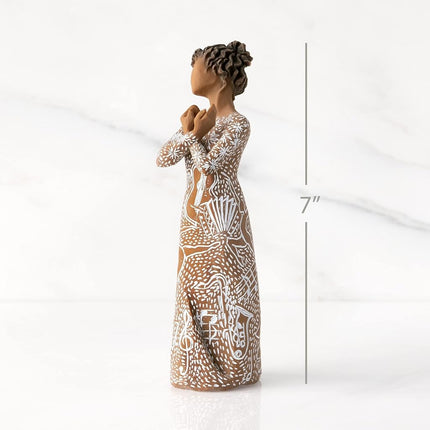 Willow Tree Music Speaks Darker Skin Figurine