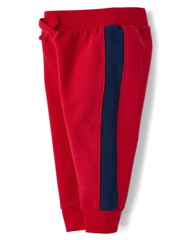 The Children's Place,Baby Boys,and Toddler Fleece Jogger Pants,Ruby,9 Months,12 Months, Ruby, 9-12 Months