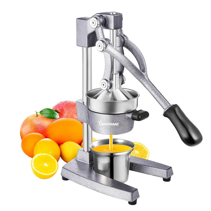 TONGCHANT Cast Iron Manual Juicer for Orange Lemon