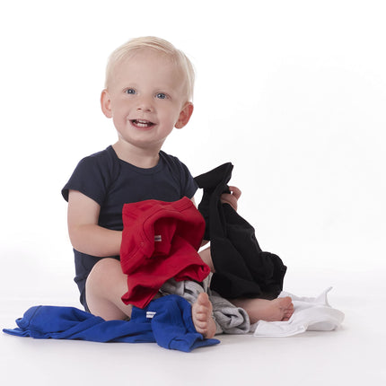 Gerber unisex-baby 5 Pack Onesies Multi-packs Bundle Interlock 180 Gsm, Navy, 3-6 Months