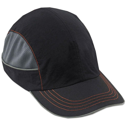 Casquette de protection anti-choc, style casquette de baseball, protection confortable de la tête, visière longue, Skullerz 8950, noire