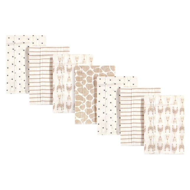 Hudson Baby Unisex Baby Cotton Flannel Burp Cloths